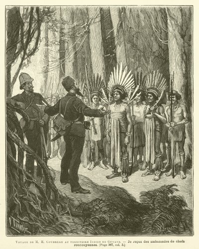 Viaje de M H Coudreau al territorio indio de Guyana de French School