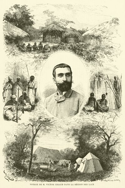 Viaje de M. Victor Giraud en la región de los lagos de French School
