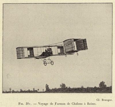 Viaje de Farman de Chalons a Reims de French School