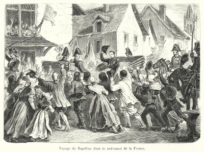 Viaje de Napoleón en el suroeste de Francia de French School
