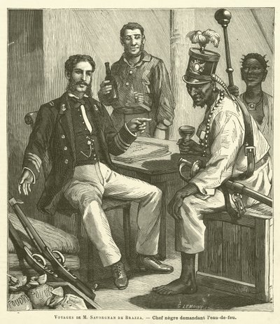 Viajes de M. Savorgnan de Brazza de French School