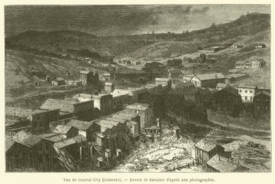 Vista de Central City, Colorado de French School