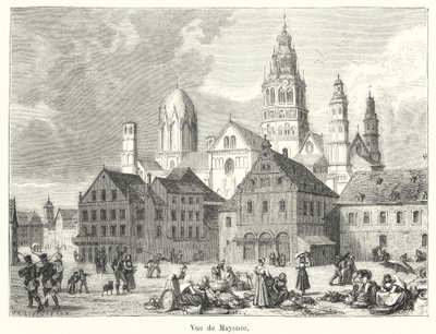 Vista de Maguncia de French School