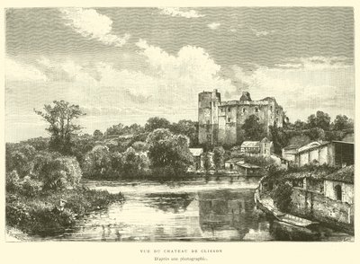 Vista del Castillo de Clisson de French School