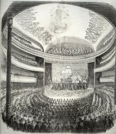 Vista del teatro rue du Chateau d