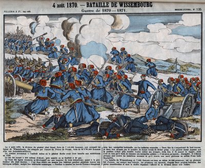 Guerra de 1870-1871: Batalla de Wissembourg, 4 de agosto de French School