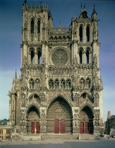 Fachada Oeste, c.1220-70 de French School