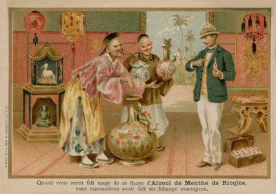 Cuando hayas usado esta botella de Alcool de Menthe Ricqlès, reconocerás que hacer un intercambio es ventajoso de French School