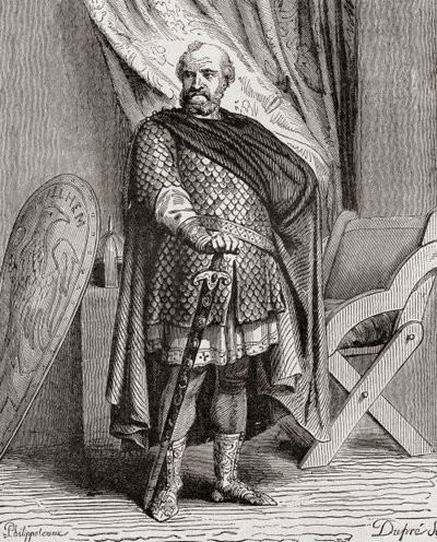 Guillermo I, de Histoire de France, c.1880 de French School