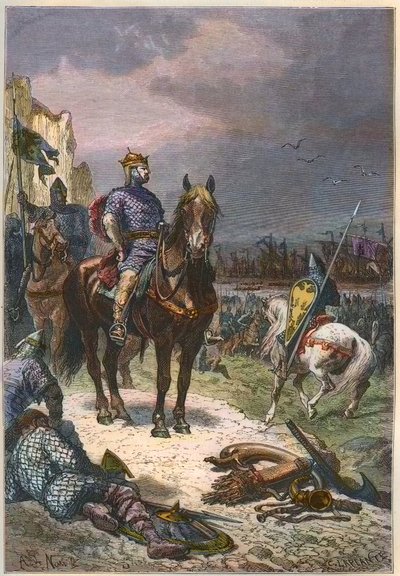 Guillermo el Conquistador (Guillermo II de Normandía o Guillermo I de Inglaterra) de French School