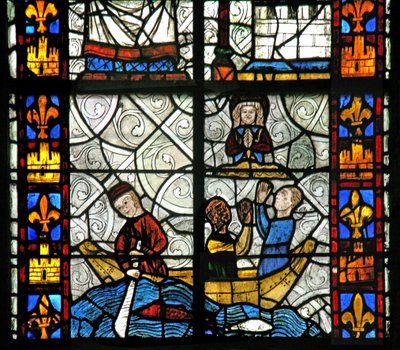 Santa Radegunda: el barco de Floreius es salvado de naufragar por las oraciones de los pescadores de French School