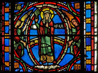 Ventana s2-C la Asunción de la Virgen María de French School