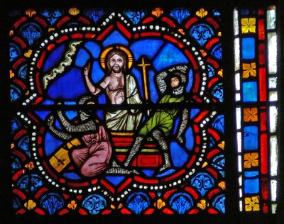 Ventana s2-L la Resurrección de French School