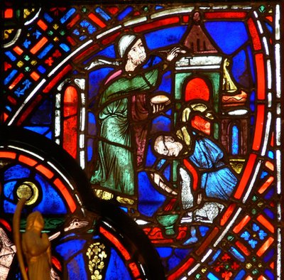 Ventana que representa la señal de la Pascua Tau de French School