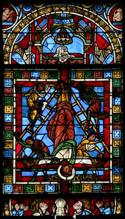 Crucifixión de San Pedro de French School