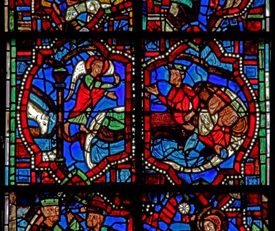 Ventana w100b con los Magos advertidos en un sueño de French School