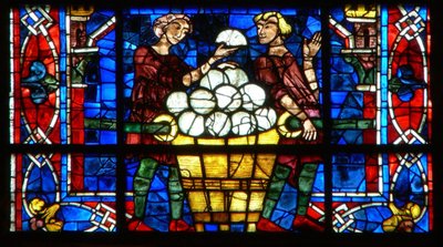 Ventana w102 que representa donantes - panaderos de French School