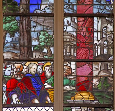 Ventana w109 que representa un grupo de French School