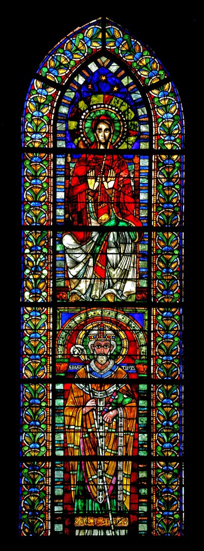 La Virgen María y San Martín de French School