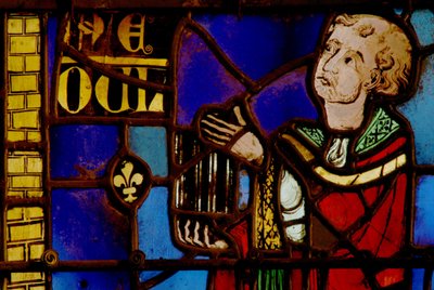 Ventana w10 que representa una figura de donante de French School