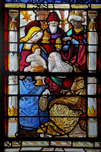 La Adoración de los Magos de French School