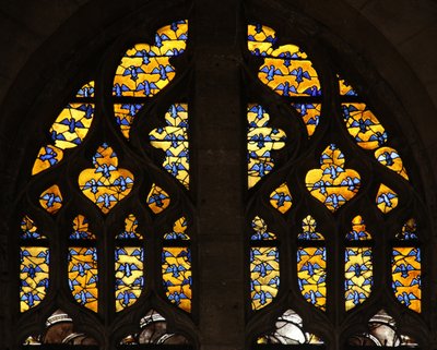 Águilas heráldicas del escudo de armas de Montmorency de French School