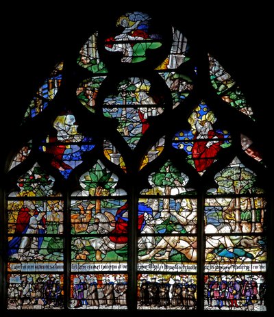 La Creación y miembros de la Cofradía de la Caridad de French School