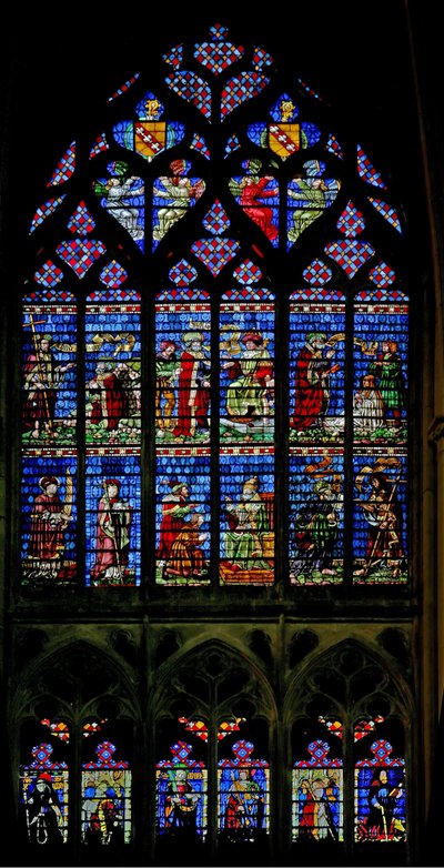 Ventana w127 que representa a San Pedro y San Pablo de French School