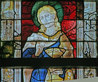 Ventana w12 que representa a San Juan de French School