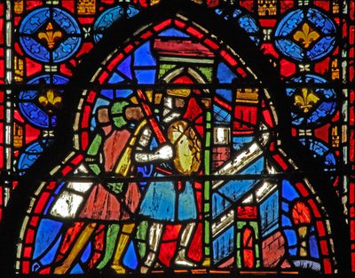 Ventana w15 Reliquias Sagradas: Heraclio toma la capital persa de French School