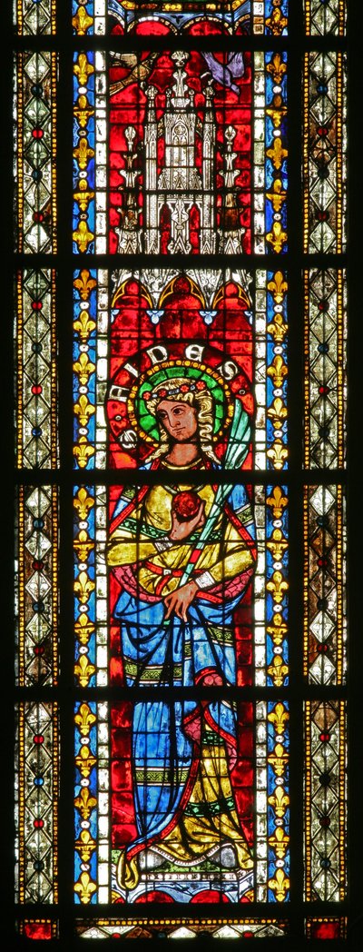Ventana w208 que representa a Santa Fe de French School