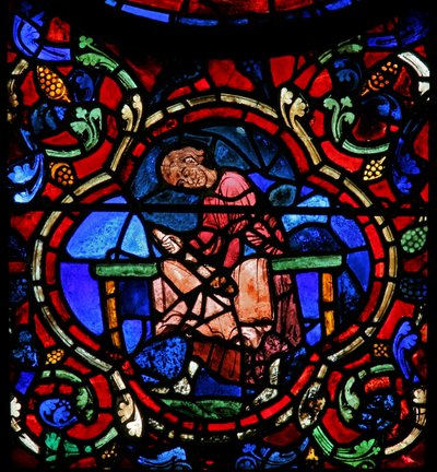 Ventana w20 que representa donantes - zapateros de French School