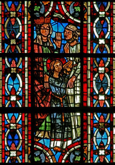 Escena de la vida de Santa Elena: el milagro del vaso que se convirtió en oro de French School