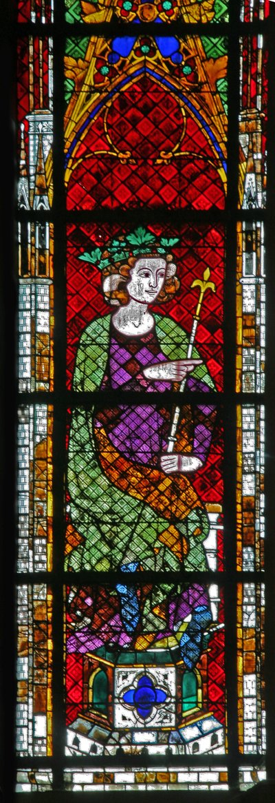 Ventana w212 que representa a Salomón de French School
