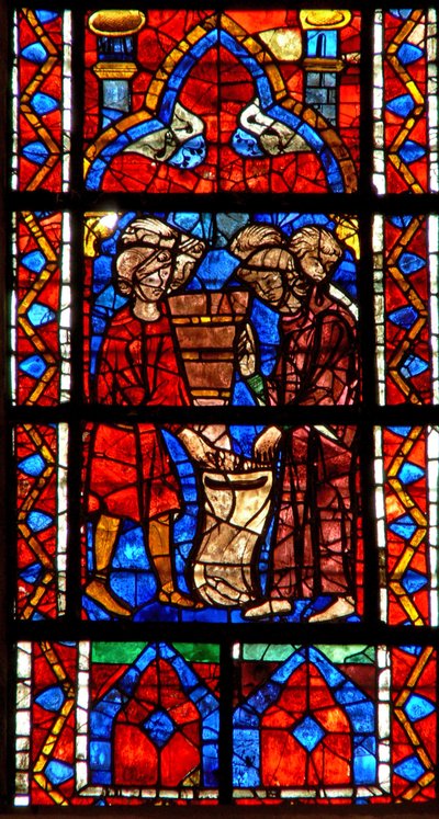Ventana w212 que representa a donantes - panaderos de French School