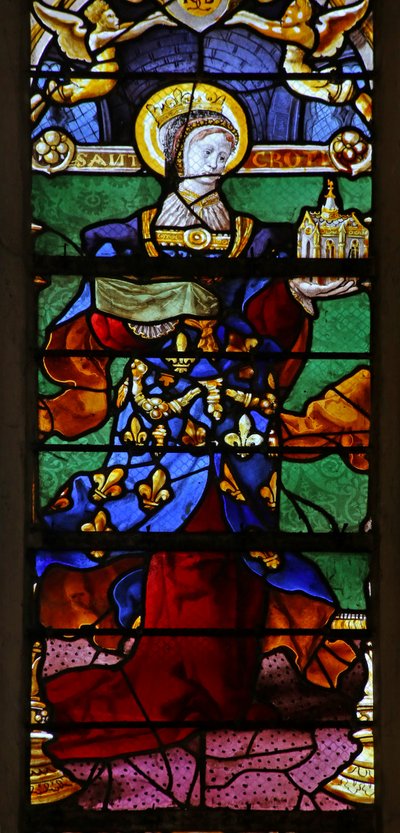 Ventana w21 que representa a Santa Clotilde de French School