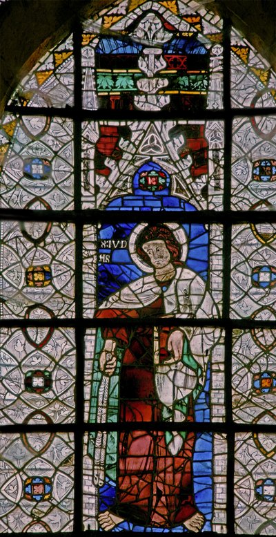 San Judas Iscariote (una rara representación de Judas como santo) de French School
