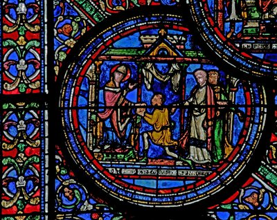 San Tomás Becket recibe un mensaje del rey de French School