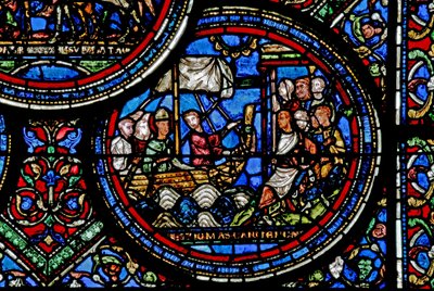 San Tomás Becket zarpa hacia Inglaterra de French School