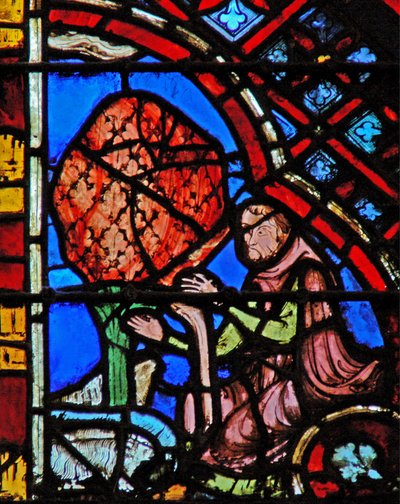Ventana w2 Moisés como pastor Éxodo III 1 de French School