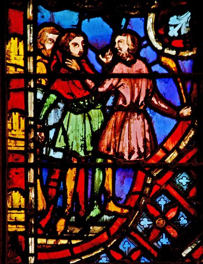 Ventana w2 Moisés mata a un egipcio Éxodo II 11-12 de French School