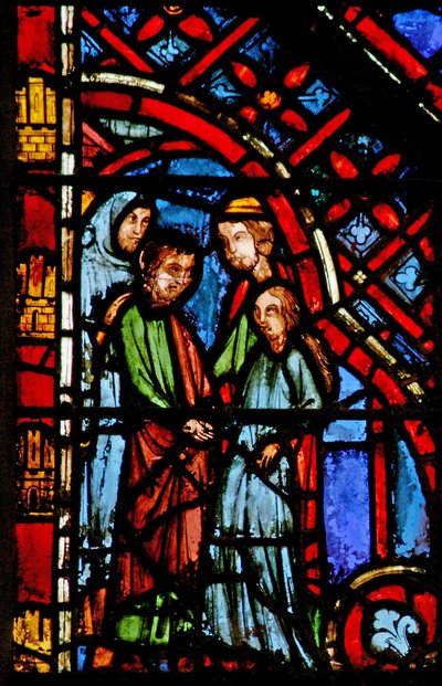 Ventana w2 Moisés se casa con Séfora Éxodo II 21-22 de French School