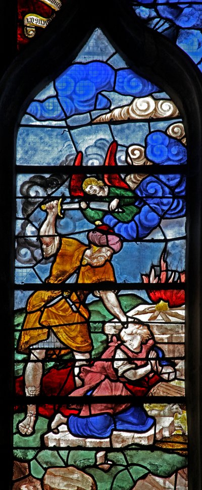 Abraham e Isaac: el ángel interviene en el sacrificio de French School