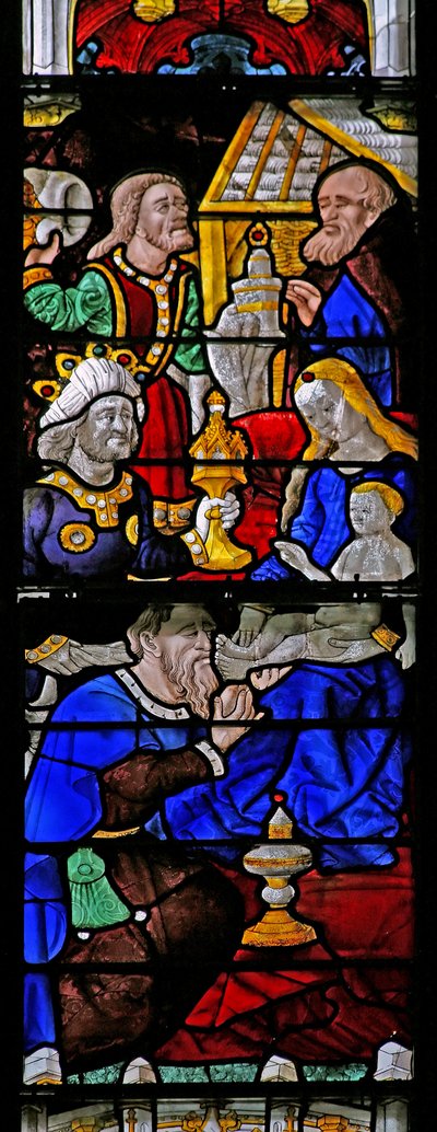 Adoración de los Magos de French School