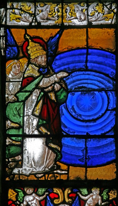Ventana w2 que representa la Creación del Firmamento de French School