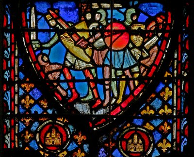 Batalla (contra los amalecitas?) de French School