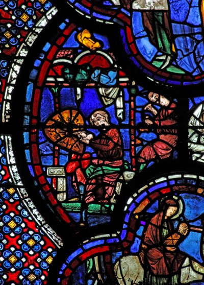 Ventana w48 que representa donantes - armeros de French School