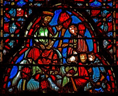 Ventana w4 Josué habla al pueblo. Josué III 5 de French School