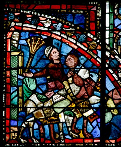 El siervo de Abraham, Eliezer, parte en su misión para encontrar una esposa para Isaac de French School