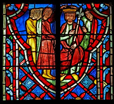 Ventana w5 Gedeón es proclamado gobernante. Jueces VIII 22 de French School